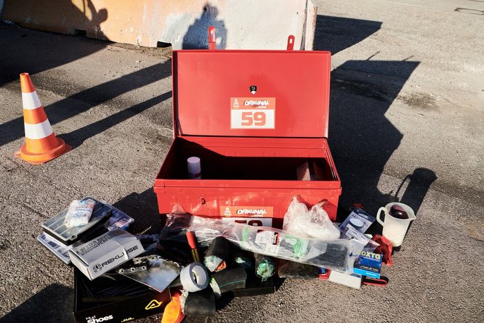 Embarque del Dakar 2021 en Marsella