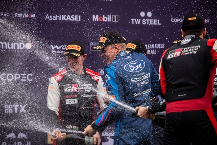 Podio: Elfyn Evans, Toyota Gazoo Racing WRT, Ott Tänak, M-Sport Ford World Rally Team