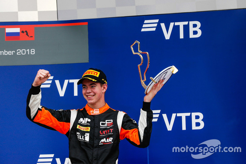Richard Verschoor a signé son premier podium pour sa sixième course en GP3