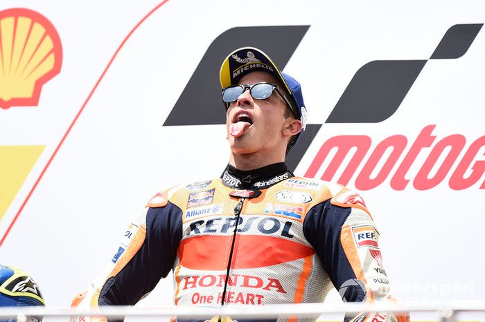 116. Gran Premio de Malasia 2018. Sepang. Podio: ganador de la carrera Marc Marquez, Repsol Honda Team