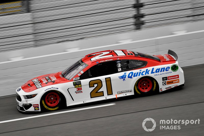 7. Paul Menard, Wood Brothers Racing, Ford Mustang Motorcraft / Quick Lane Tire & Auto Center