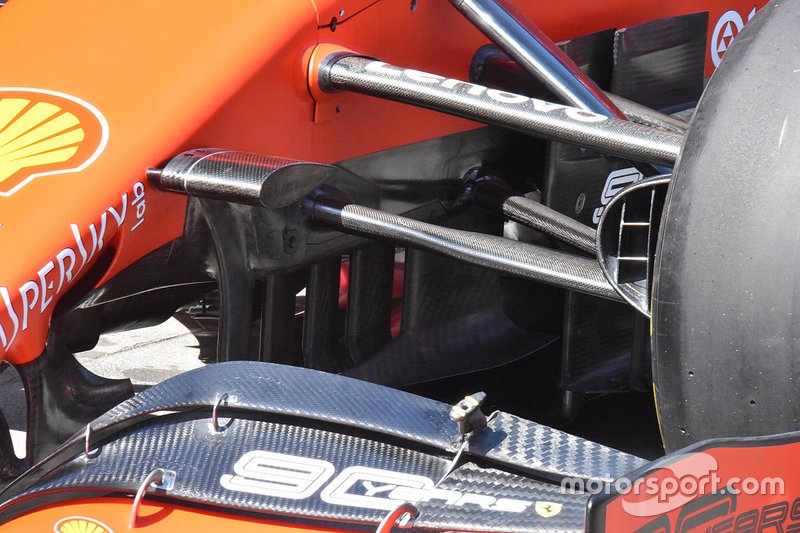 Ferrari SF90 front suspension detail