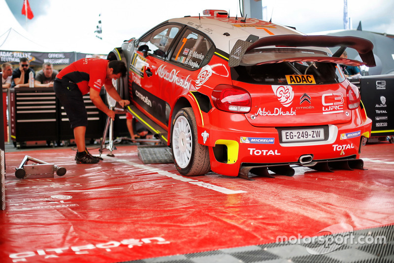 L'auto di Kris Meeke, Paul Nagle, Citroën C3 WRC, Citroën World Rally Team