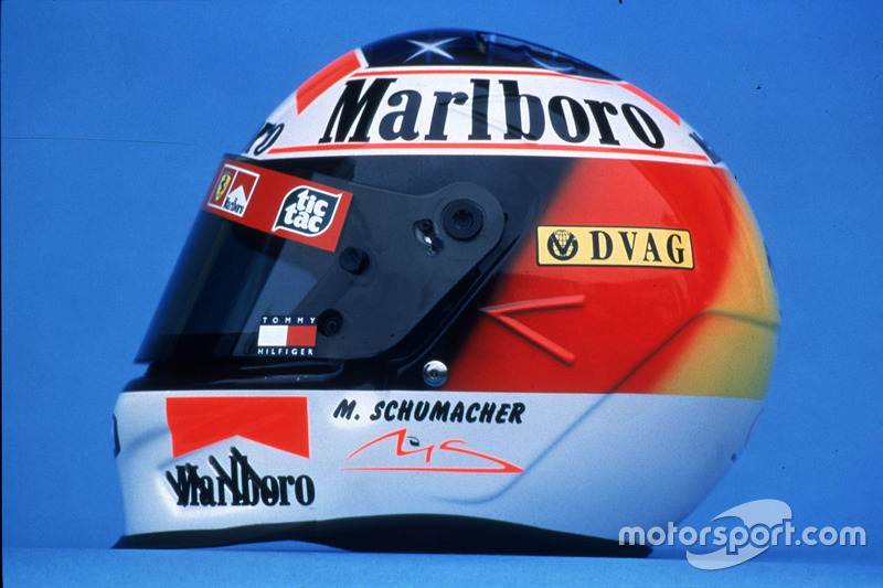 2000: el casco de Schumacher para el nuevo año