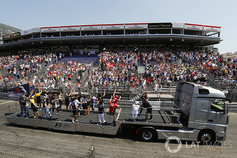 Drivers parade