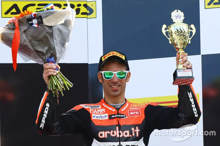 Podio: tercer lugar Marco Melandri, Ducati Team