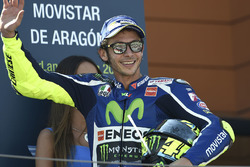 Podium: derde plaats Valentino Rossi, Yamaha Factory Racing