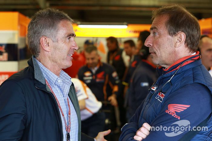Mike Doohan y Livio Suppo, Repsol Honda Team Team Principal