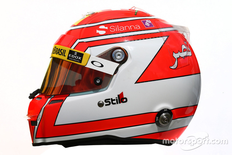 El casco de Felipe Nasr, Sauber