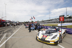 #5 Action Express Racing Corvette DP: Joao Barbosa, Christian Fittipaldi on the grid
