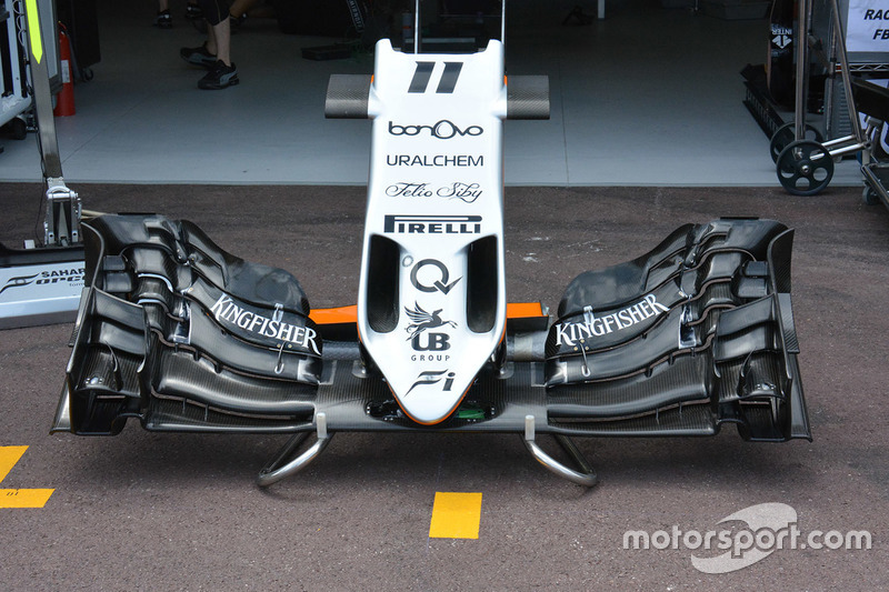 Force India VJM09, Frontflügel