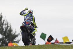 Il secondo classificato Valentino Rossi, Yamaha Factory Racing