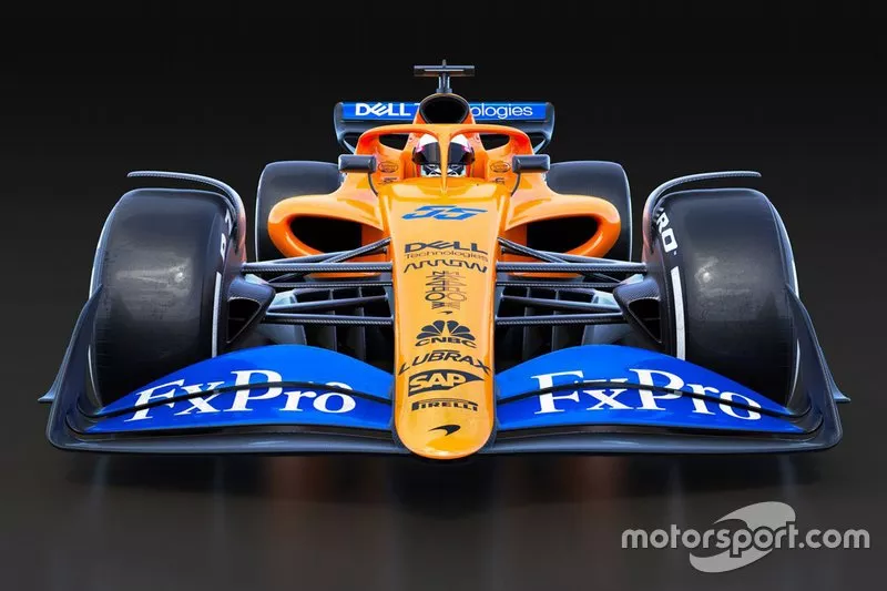 La F1 2021 version McLaren