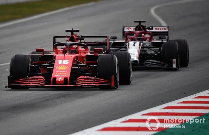 Charles Leclerc, Ferrari SF1000, Kimi Raikkonen, Alfa Romeo Racing C39 