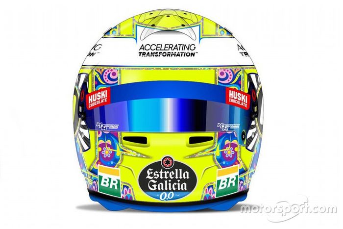 Casco de Lando Norris, McLaren
