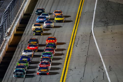 Ryan Preece, RFK Racing Ford, Chase Briscoe, Joe Gibbs Racing Toyota