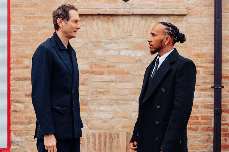 John Elkann, Lewis Hamilton, Ferrari