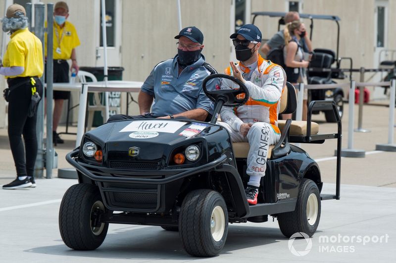 Brian Barnhart and James Hinchcliffe, Andretti Steinbrenner Autosport Honda