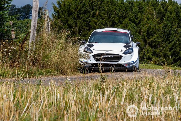 Valtteri Bottas prueba un M-Sport Ford Fiesta WRC

