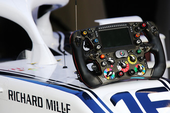 Sauber steering wheel
