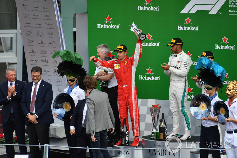 Suasana podium GP Italia