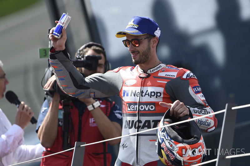 Third place Andrea Dovizioso, Ducati Team