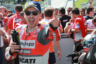 Il vincitore della gara Jorge Lorenzo, Ducati Team