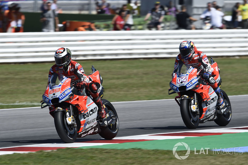 Хорхе Лоренсо, Андреа Довіціозо, Ducati Team