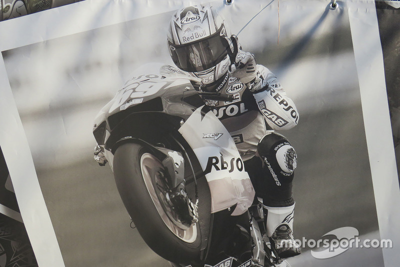 Jardín homenaje a Nicky Hayden en Misano