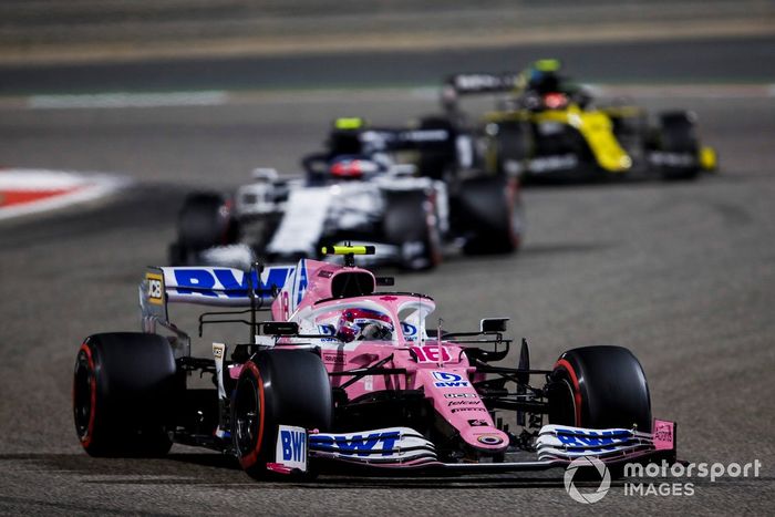 Lance Stroll, Racing Point RP20, Pierre Gasly, AlphaTauri AT01, Esteban Ocon, Renault F1 Team R.S.20