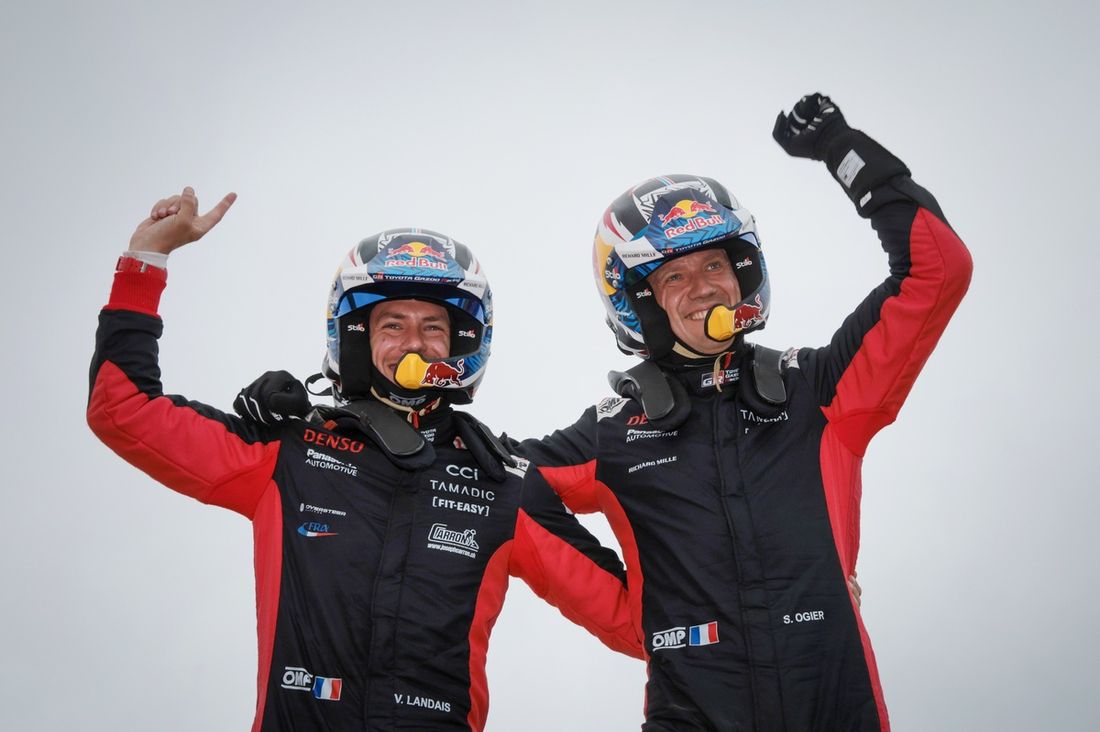 Ganadores Sébastien Ogier, Vincent Landais, Toyota Gazoo Racing WRT Toyota GR Yaris Rally1