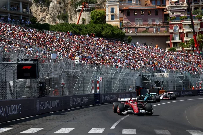 Charles Leclerc, Ferrari, Lance Stroll, Aston Martin Racing, Oliver Bearman, Haas F1 Team