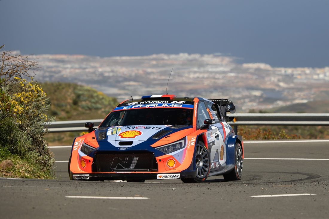 Adrien Fourmaux, Alexandre Coria, Hyundai World Rally Team Hyundai i20 N Rally1