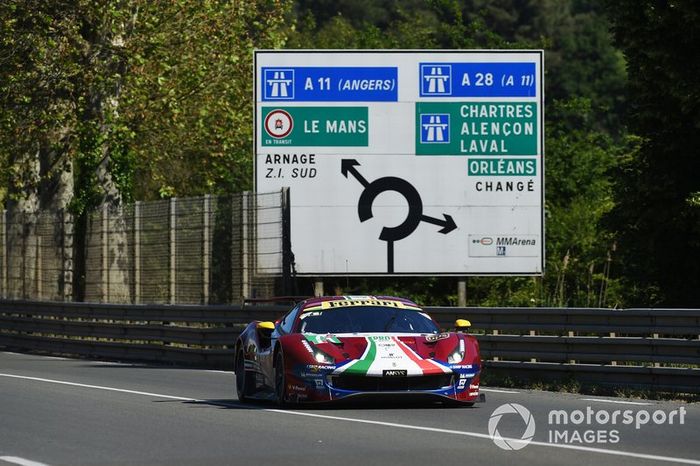 #71 AF Corse Ferrari 488 GTE EVO: Davide Rigon, Sam Bird, Miguel Molina