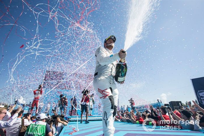Ganador, Sam Bird, Envision Virgin Racing celebra