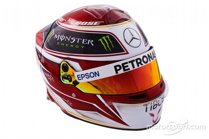 Casco de Lewis Hamilton, Mercedes, para 2019