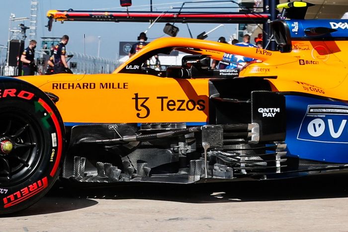 Lando Norris en el McLaren MCL35M