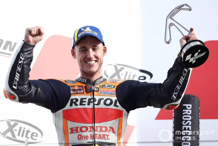 Podio: segundo lugar Pol Espargaró, Repsol Honda Team