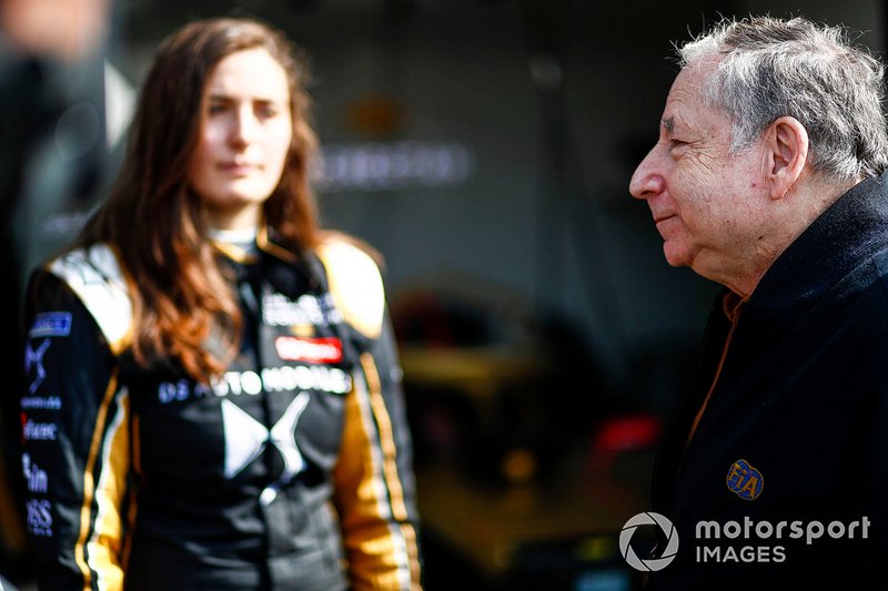 Жан Тодт, президент FIA, Татьяна Кальдерон, DS TECHEETAH