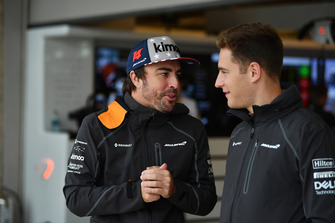 Fernando Alonso, McLaren en Stoffel Vandoorne, McLaren