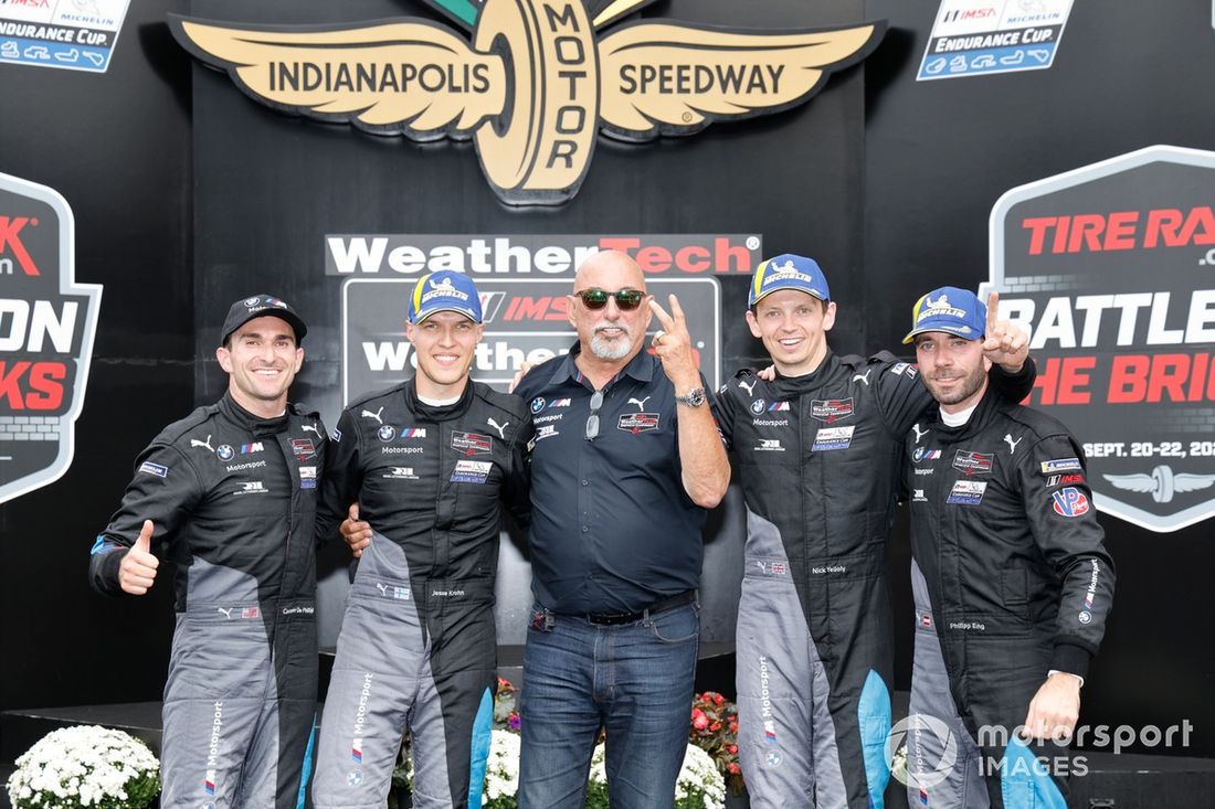 #24 BMW Team RLL BMW M Hybrid V8: Jesse Krohn, Philipp Eng, #25 BMW Team RLL BMW M Hybrid V8: Connor De Phillippi, Nick Yelloly, Bobby Rahal