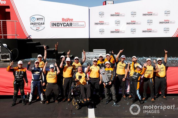 Sam Schmidt, Patricio O'Ward, Arrow McLaren SP Chevrolet