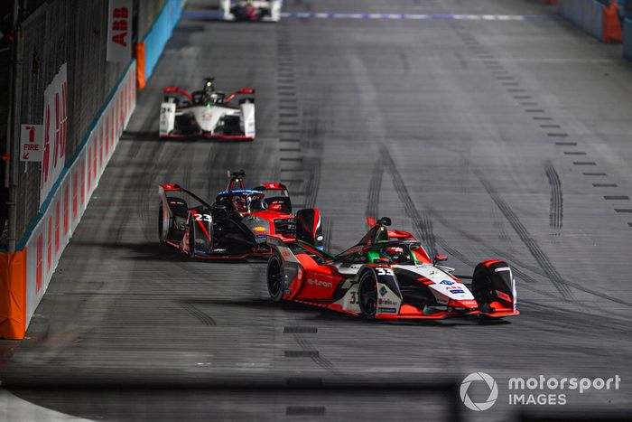 Rene Rast, Audi Sport ABT Schaeffler, Audi e-tron FE07, Sebastien Buemi, Nissan e.Dams, Nissan IMO3