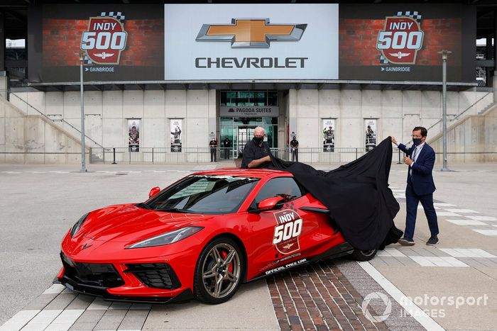 Chevrolet Corvette Pace Car unveiling 