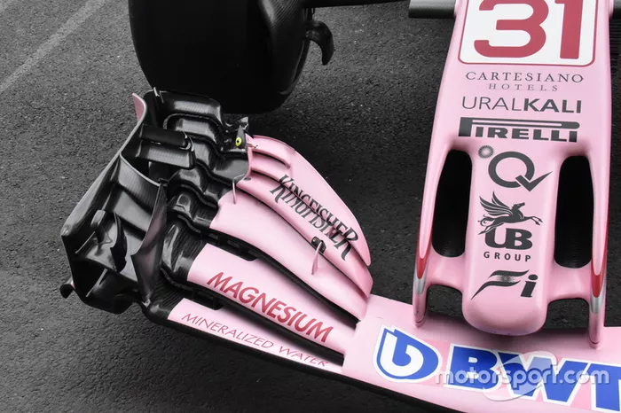 Aileron avant de la Force India VJM10