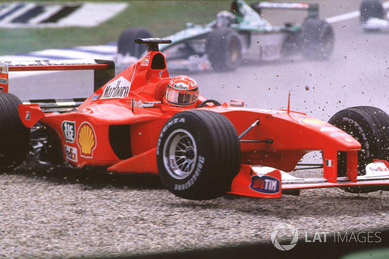 Crash, Michael Schumacher, Ferrari F1 2000