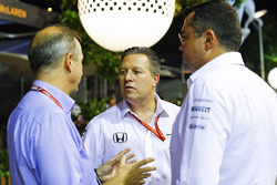 Jonathan Neale, Managing Director, McLaren, Zak Brown, Executive Director, McLaren Technology Group, Eric Boullier, Racing Director, McLaren