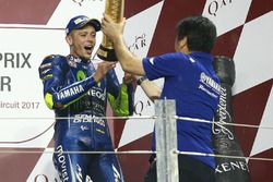 Podio: Valentino Rossi, Yamaha Factory Racing