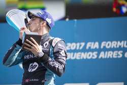 Podium: ganador, Sébastien Buemi, Renault e.Dams