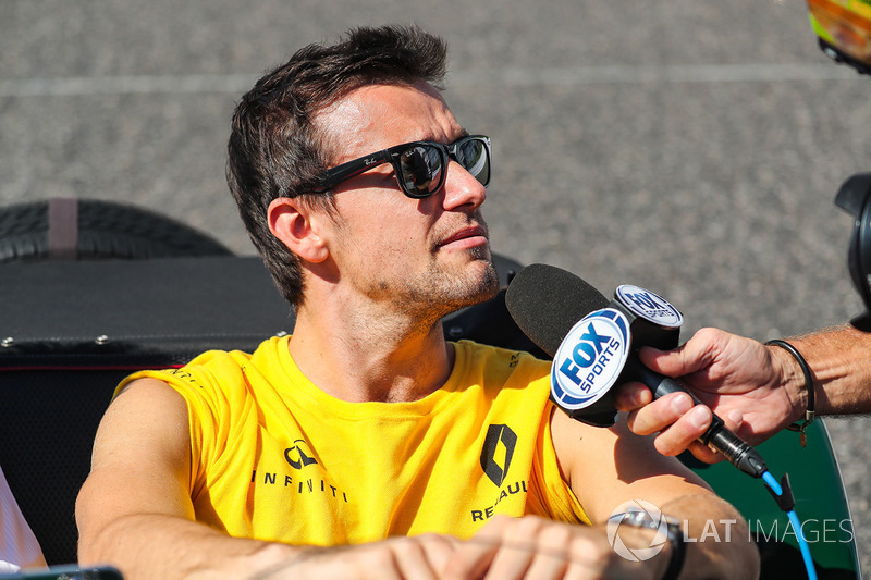 Jolyon Palmer, Renault Sport F1 Team tijdens de rijdersparade